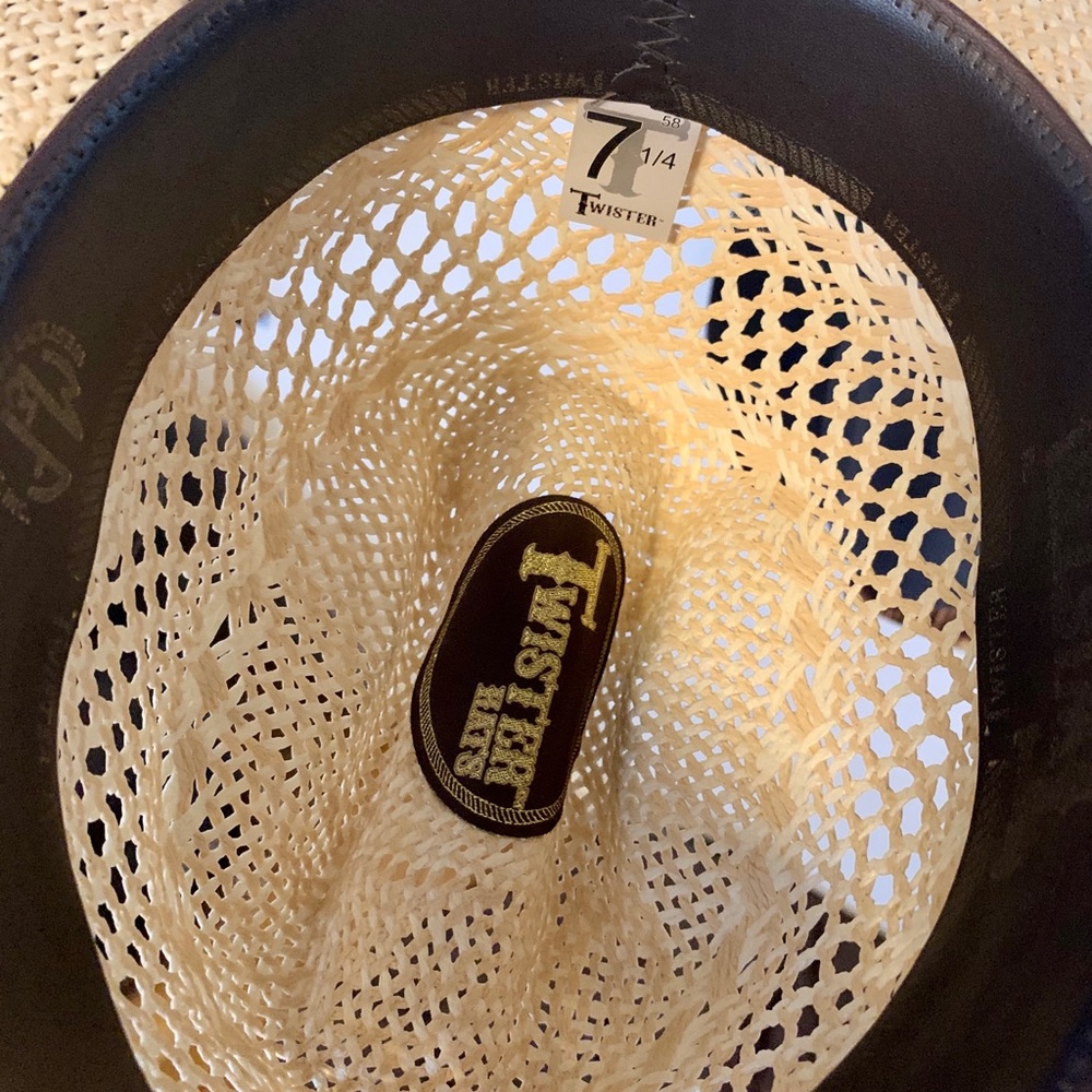 Twister Straw Cowboy Hat